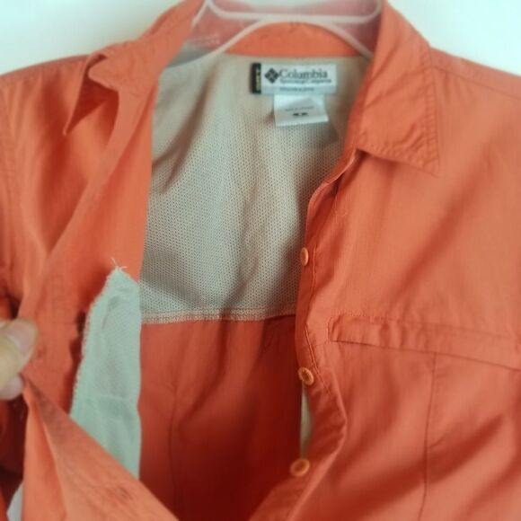 COLUMBIA SPORTSWEAR COMPANY. WOMANS SIZE S. LIGHT ORANGE. - Picture 14 of 16